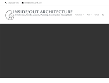 Tablet Screenshot of insideoutarch.com